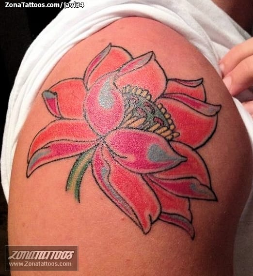 Tattoo photo Lotus, Flowers, Asian