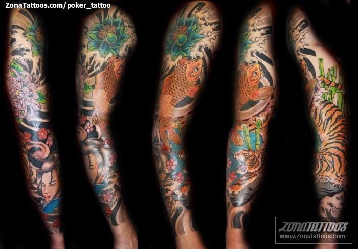 Tattoo photo Asian, Sleeves, Koi