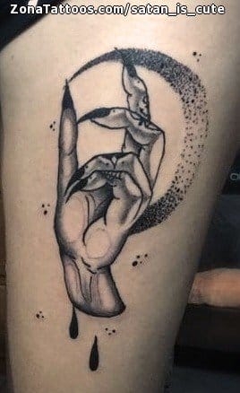 Foto de tatuaje Manos, Brujas, Fantasía