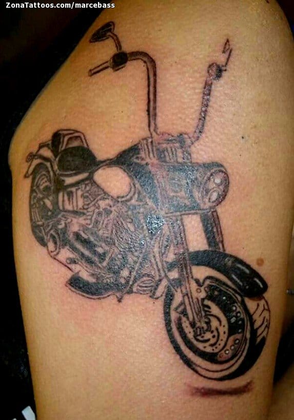 Foto de tatuaje Motos, Vehículos