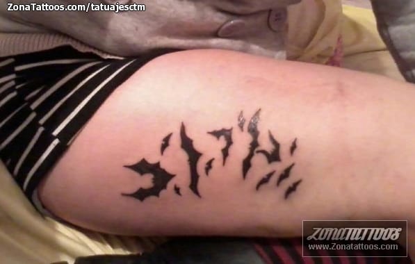 Tattoo photo Bats, Animals