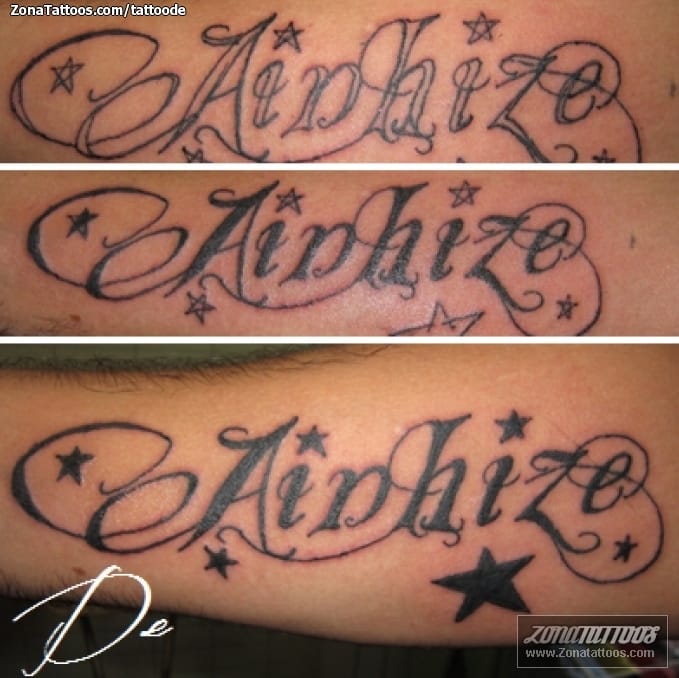 Tattoo photo Letters, Names