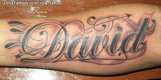 Tattoo photo Forearm, Names, Letters