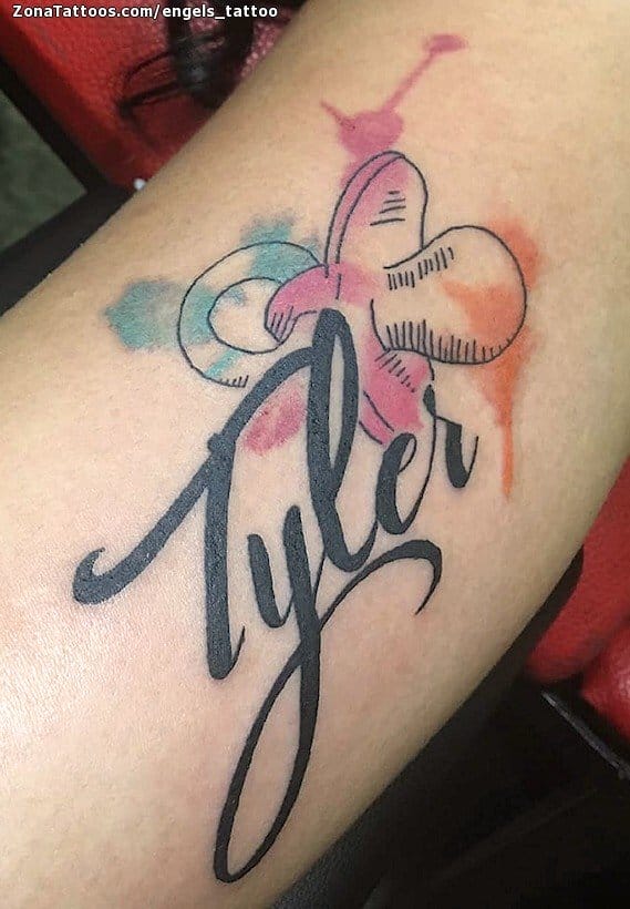 Foto de tatuaje Chupetes, Acuarela, Tyler