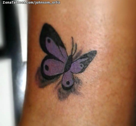 Foto de tatuaje Mariposas, Pequeños, Insectos