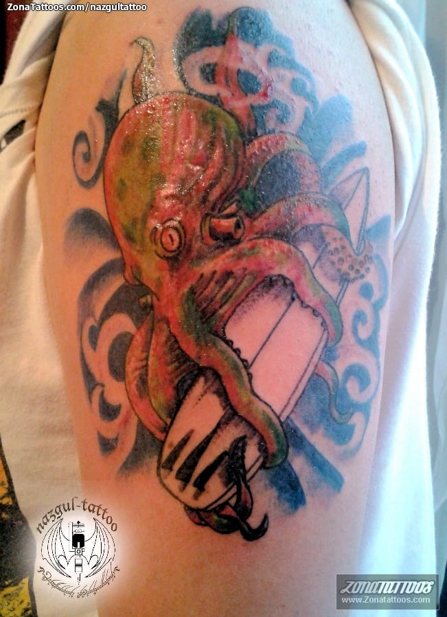 Tattoo photo Octopuses, Animals