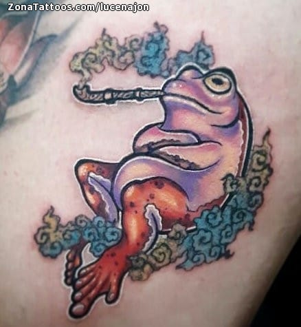 Foto de tatuaje Ranas, Animales, Pipas