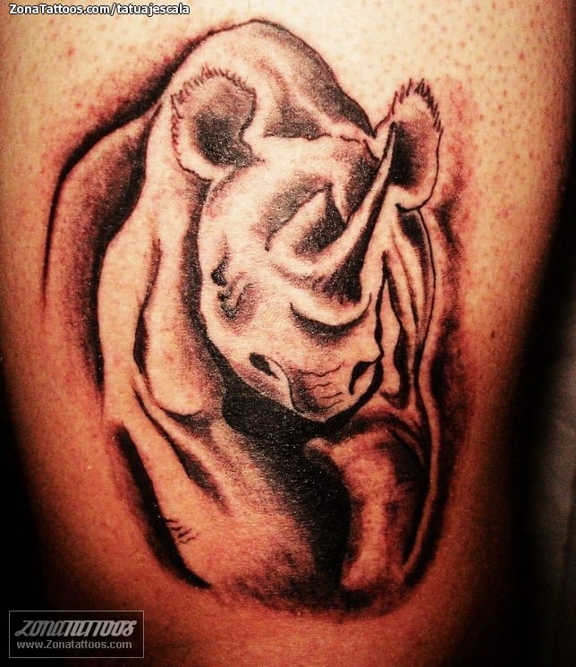 Tattoo photo Animals, Rhinoceros