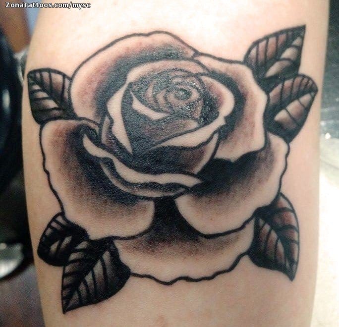 Tattoo photo Roses, Flowers