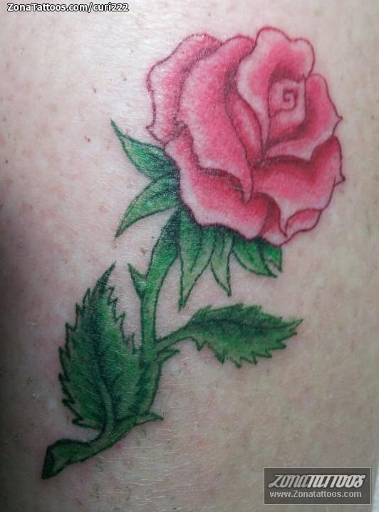 Tattoo photo Roses, Flowers