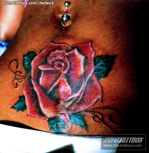 Tattoo photo Roses, Flowers, Scars