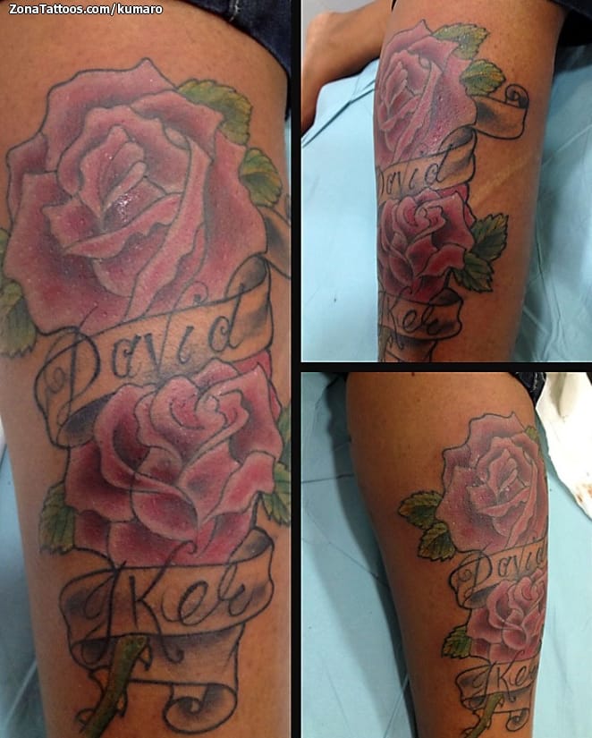 Foto de tatuaje Flores, Rosas