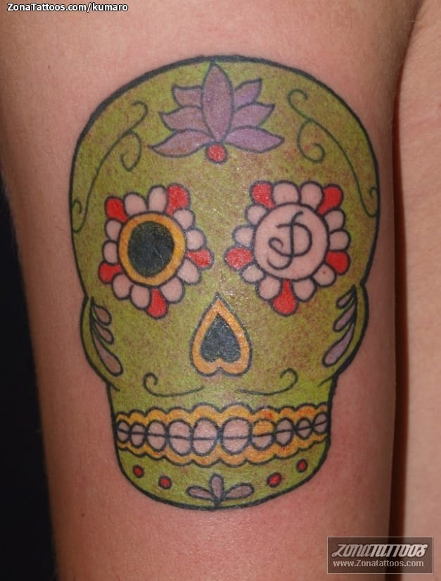 Foto de tatuaje Calaveras, Sugar Skull