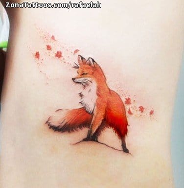 Tatuaje de Zorros, Animales
