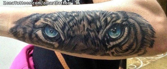 Tattoo photo Tigers, Forearm, Animals