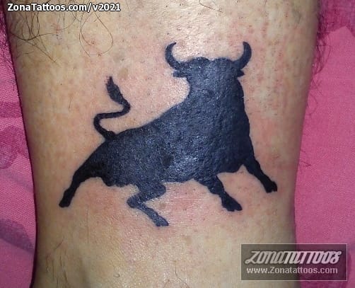 Foto de tatuaje Toros, Animales