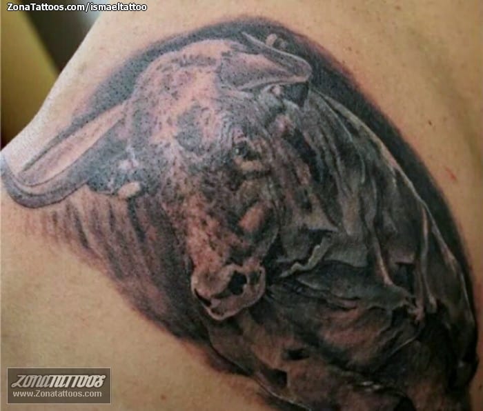 Tattoo photo Animals, Bulls