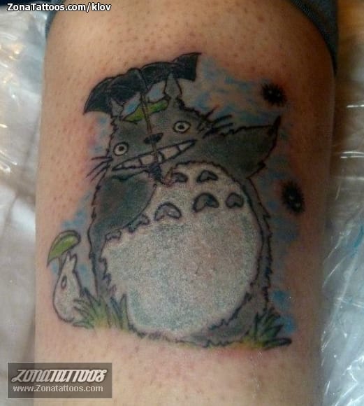 Tattoo photo Totoro, Ghibli, Manga