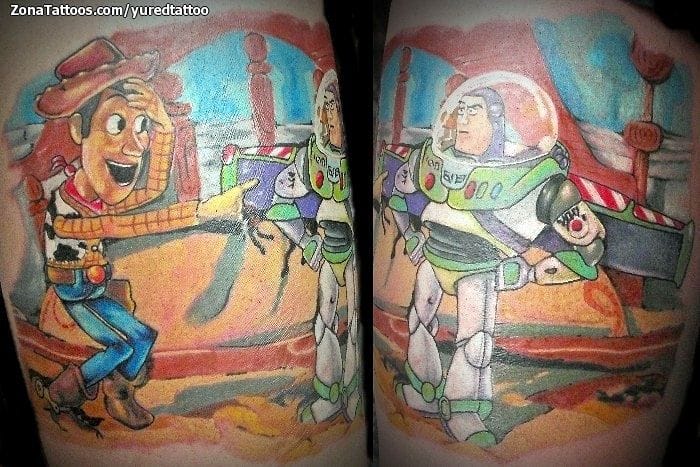 Foto de tatuaje Cine, Toy Story