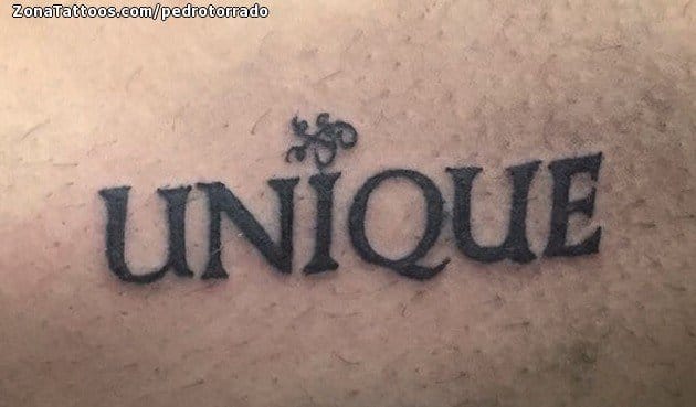 Foto de tatuaje Letras, Frases