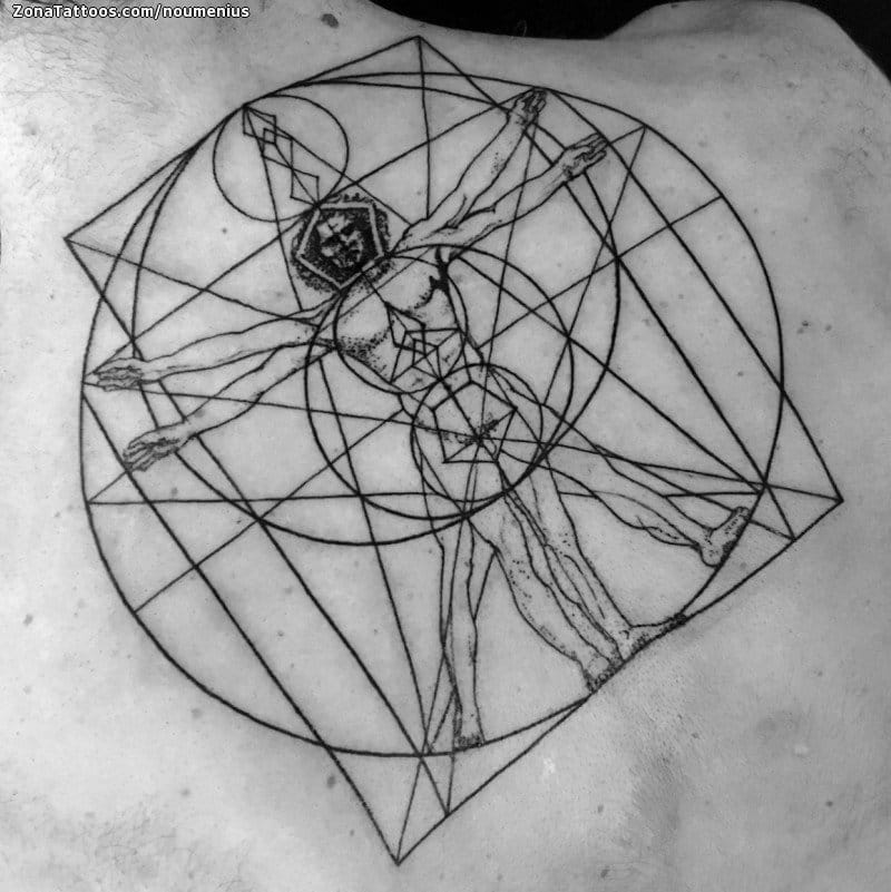 Tattoo photo Geometrics, Back