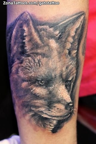 Tattoo photo Foxes, Animals